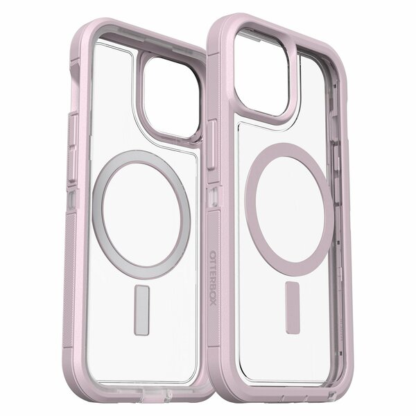 Otterbox Defender Pro Xt Clear Magsafe Case For Apple Iphone 15 / Iphone 14 / Iphone 13, Mountain Frost 77-93331